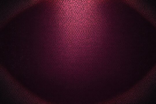Deep crimson textured backdrop with subtle highlights.  A rich, dark magenta surface with a repeating, small, textured pattern.  Light source focuses on a central oval area