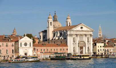Obraz premium view of Gesuati church Venice, Italia