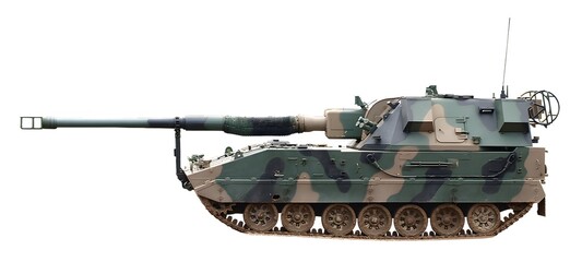 AHS Krab (Polish 155mm AHS Krab self-propelled gun based on a modified UPG-NG chassis) © Tikros