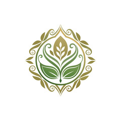 design-an-ornamental-floral-emblem-with-swirlig © jasmin