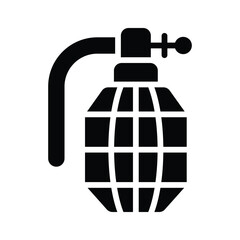 Have a look at this premium glyph icon of grenade