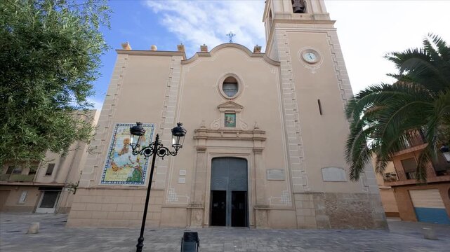 Church of Sant Jordi in the city of Paiporta in the Valencian Community