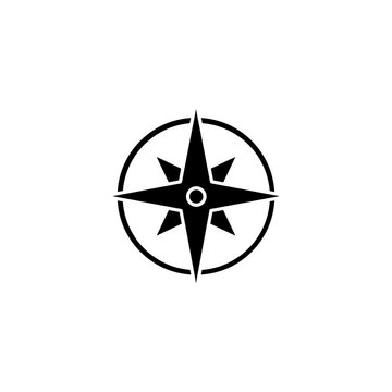 Icon a compass, isolated against a clean background.
