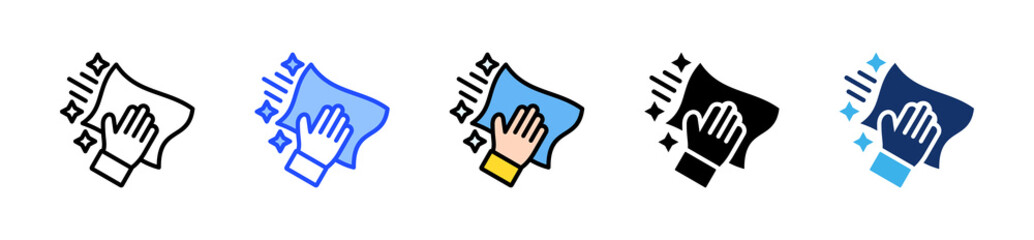 Water Stains Icon Collection With Multiple Styles