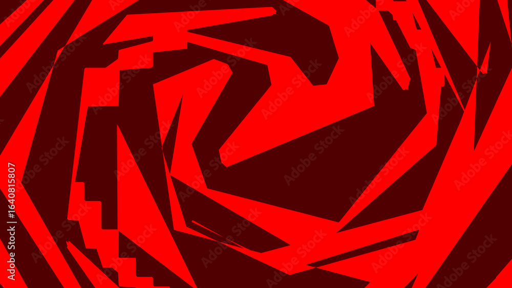 Poster abstract swirling vortex of vibrant red and dark crimson colors creating a dynamic and energetic pat