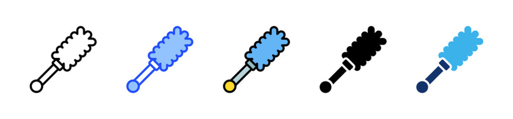 Duster Icon Collection With Multiple Styles