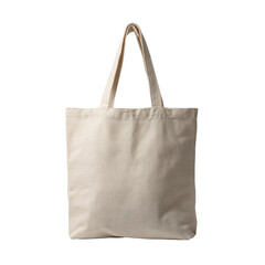 Plain cream-colored tote bag (1)