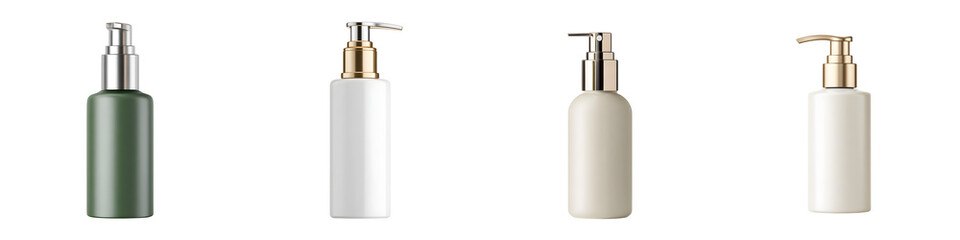 Modern Cosmetic Pump Bottles: Minimalist Design