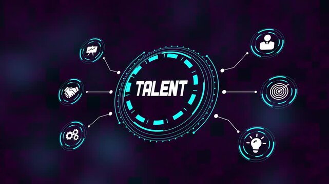 Talent coaching and mentoring for business development, workforce growth and organizational success concept