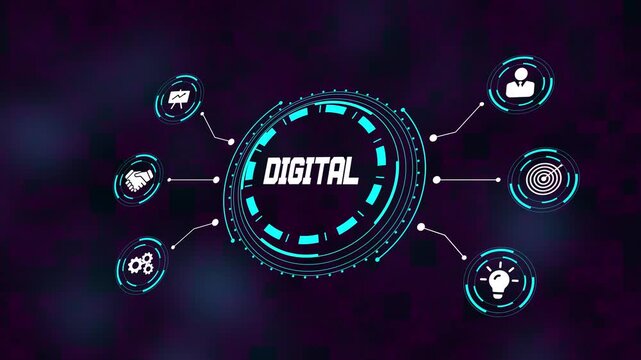 Digital coaching and mentoring for business development, innovation and strategic growth concept