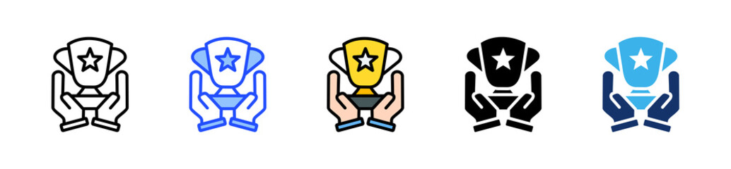 Success Icon Collection With Multiple Styles