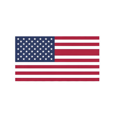 Flag Stripes and Stars on Transparent Background