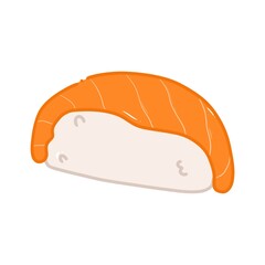 salmon sushi illustration
