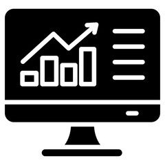 Retail Dashboard glyph icon