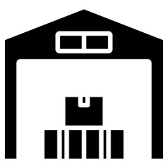 Retail Warehouse glyph icon