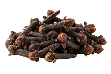 Pile of dark brown cloves
