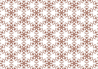 Geometric Floral Seamless Pattern Luxury Background for Printing Surface Products Texture 