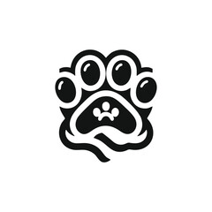 Obraz premium Dog paw for pet services