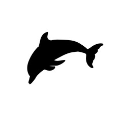 Fototapeta premium Dolphin silhouette