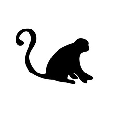 Monkey silhouette