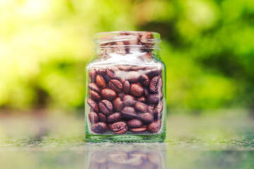 Roasted coffee beans