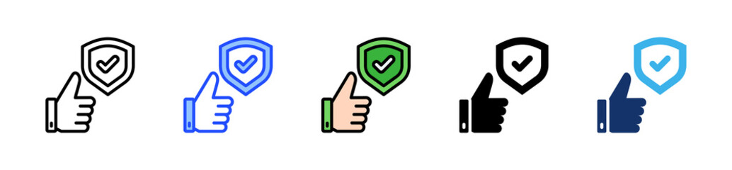 Verified Badge Icon Collection With Multiple Styles