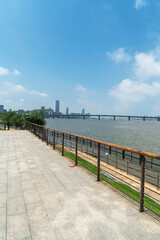 Obraz premium Urban Scenery of Nanchang New District,jiangxi,china