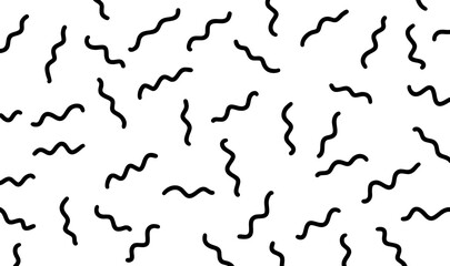 abstract curly line pattern background