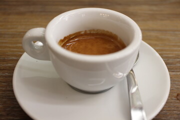 A cup of espresso in Venice, Italy