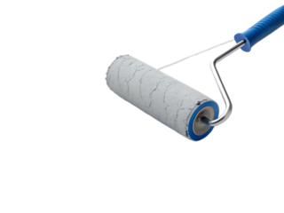 A vibrant apple tree full of ripe red apples and green leaves isolated on a white background image view