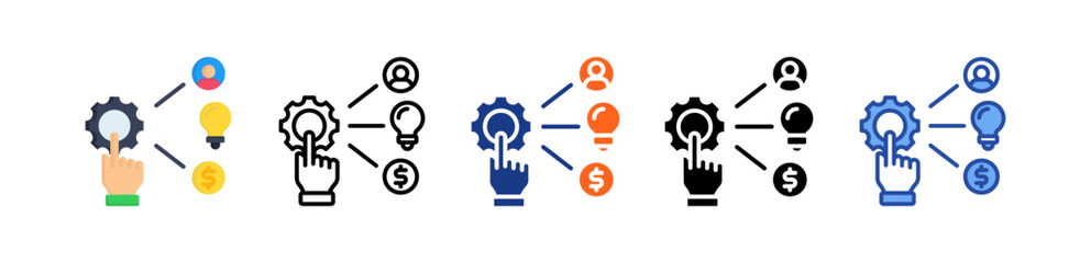 Resource Allocation Icon