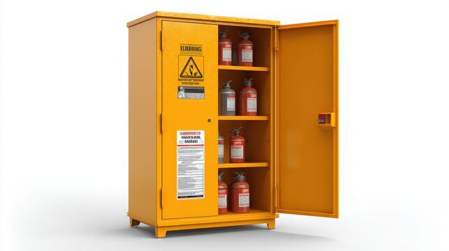 flammable material storage cabinet