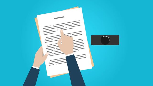 Rejected Stamp on The Document Animation Video 4K suitable for your project needs