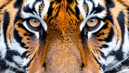tiger head close up