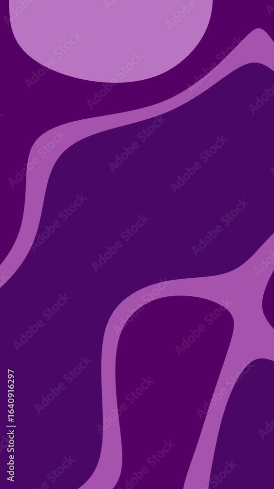 Aufkleber abstract animation of flowing purple shapes. dark and light shades create a dynamic visual effect.