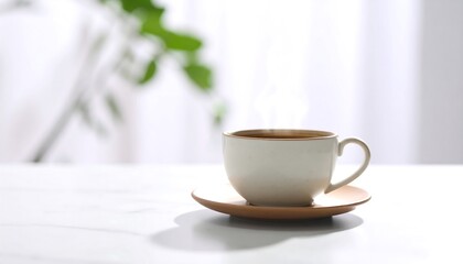 Warm cup of coffee