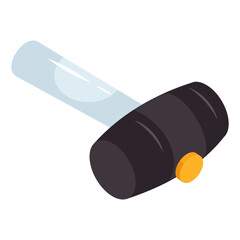 Modern design icon of hammer