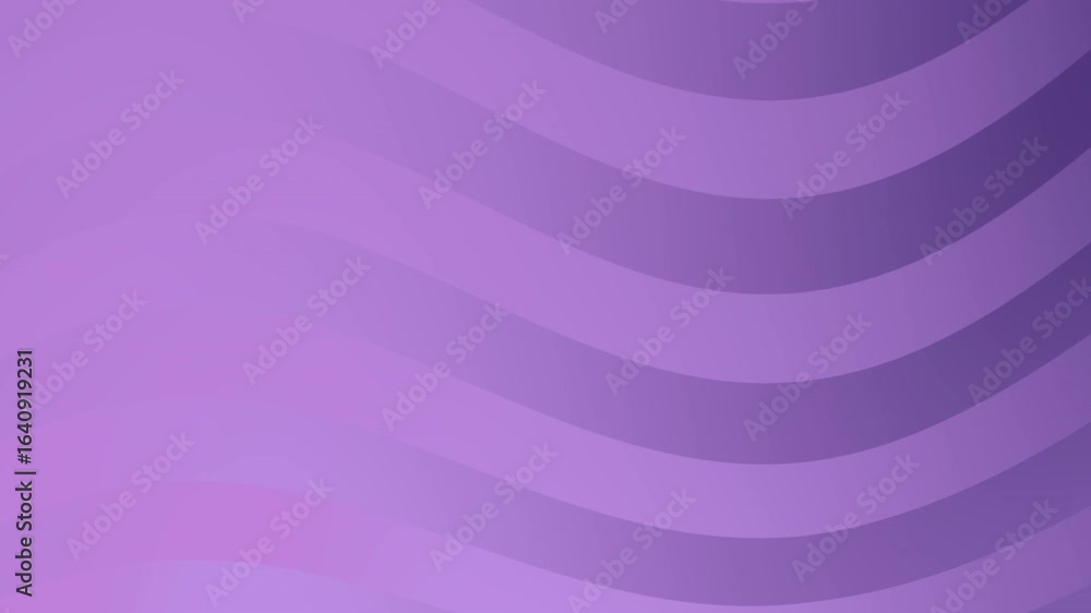 Poster abstract animation with subtle waves, gradient of purple shades, flowing motion, calming and relaxin