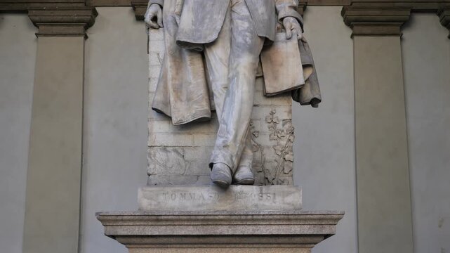 Statue of Gabrio Piola Daverio, italian mathematical and physicist
