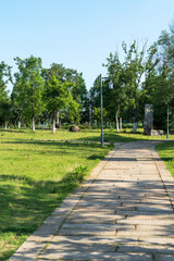 The road of City Park in China
