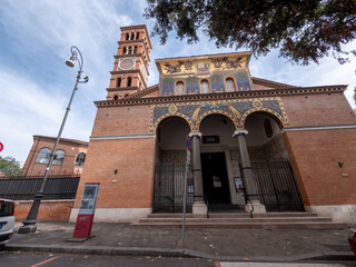 Obraz premium Coppede District in Rome Eclectic Architectural Masterpiece in Italy