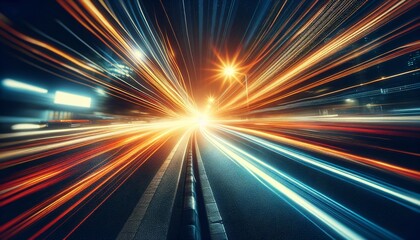 long exposure lights wallpaper