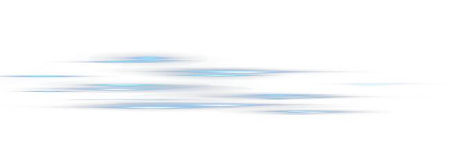 Png Glowing horizontal blue light line with radiant shine and beam effect.
