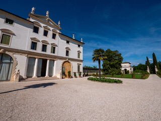 Fototapeta premium Villa Ghislanzoni Curti in Vicenza Elegant Venetian Villa in Italy