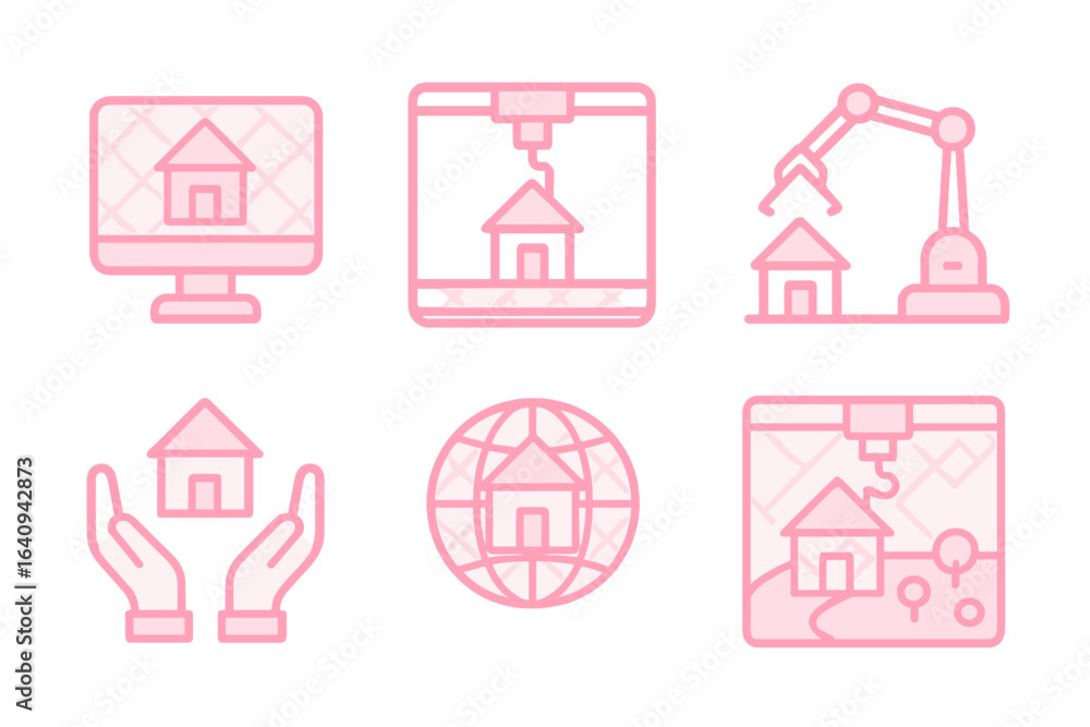 Poster digital transformation in construction with innovative technologies and robotics for home building