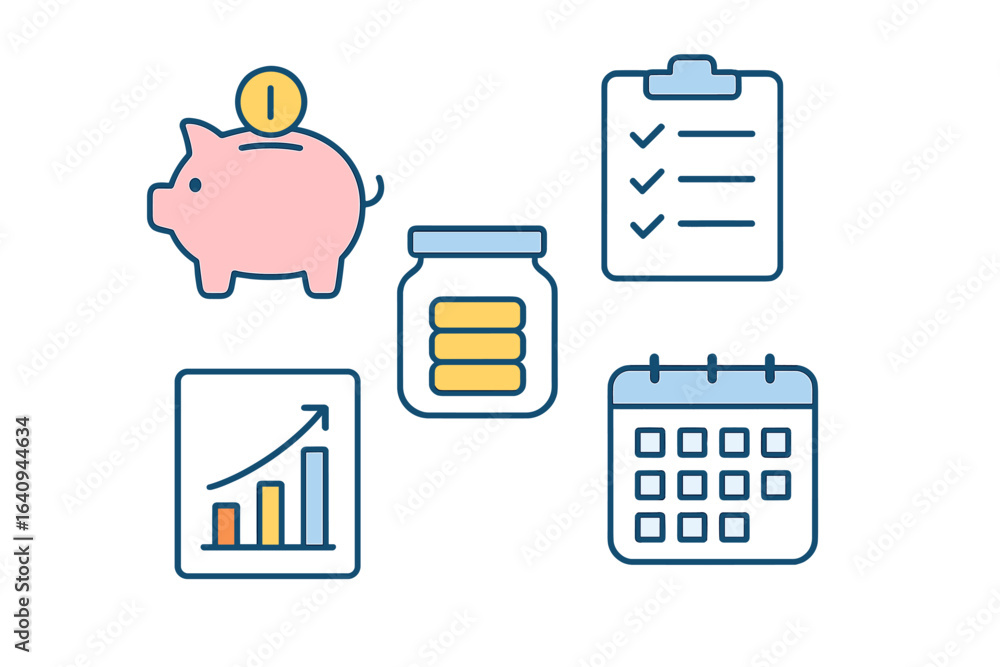 Poster save money and track expenses effectively with budgeting tools and resources