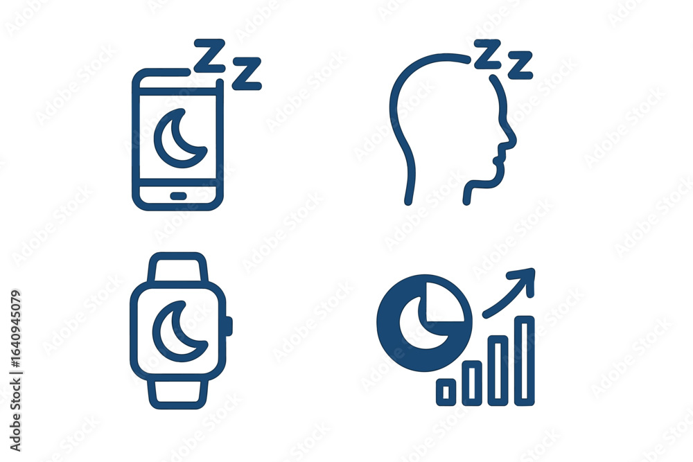 Poster Sleep tracking benefits for improving rest quality and health using mobile devices and wearables