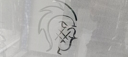graffiti on the wall