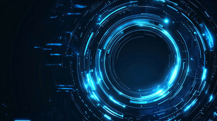 abstract blue background with circles