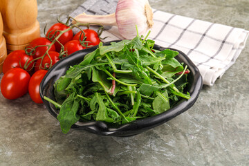 Arugula and spinach mix salad